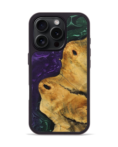 iPhone 16 Pro Wood+Resin Phone Case - Lainey (Static, 720694)