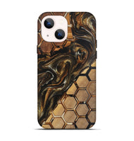 iPhone 14 Wood+Resin Live Edge Phone Case - Alison (Pattern, 720733)