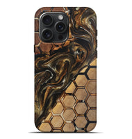 iPhone 16 Pro Max Wood+Resin Live Edge Phone Case - Alison (Pattern, 720733)