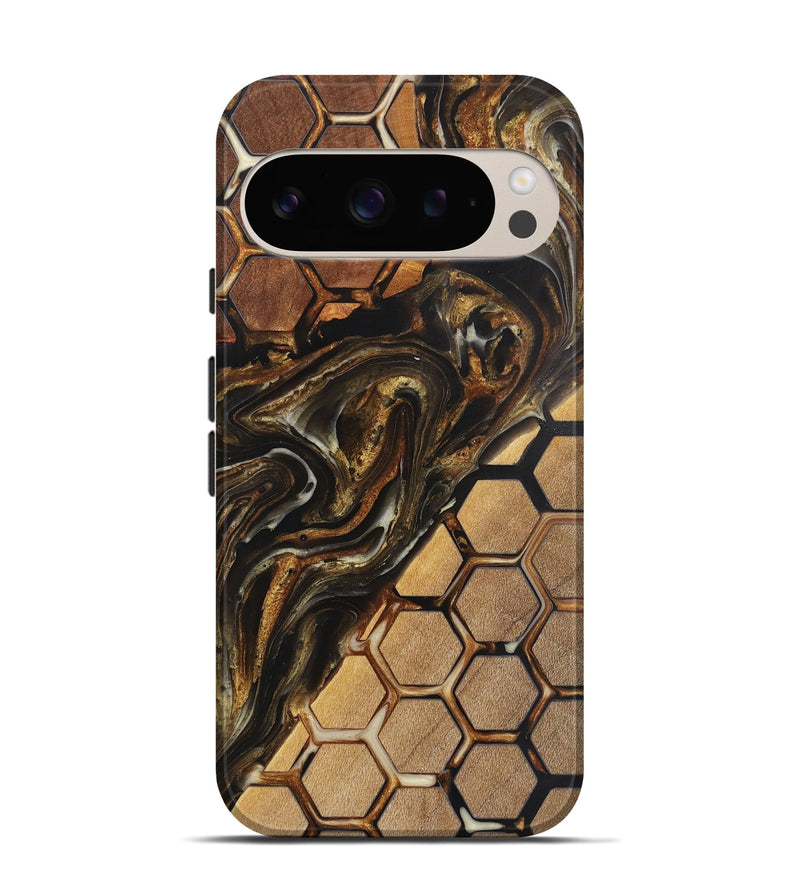 Pixel 9 Wood+Resin Live Edge Phone Case - Alison (Pattern, 720733)