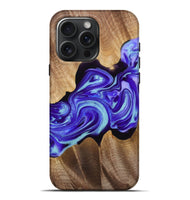 iPhone 16 Pro Max Wood+Resin Live Edge Phone Case - Sofia (Purple, 720743)