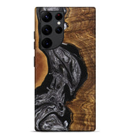 Galaxy S22 Ultra Wood+Resin Live Edge Phone Case - Julianna (Black & White, 720746)