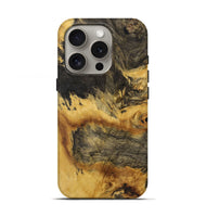 iPhone 16 Pro Wood+Resin Live Edge Phone Case - Nancy (Wood Burl, 720763)