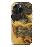 iPhone 16 Pro Max Wood+Resin Live Edge Phone Case - Nancy (Wood Burl, 720763)