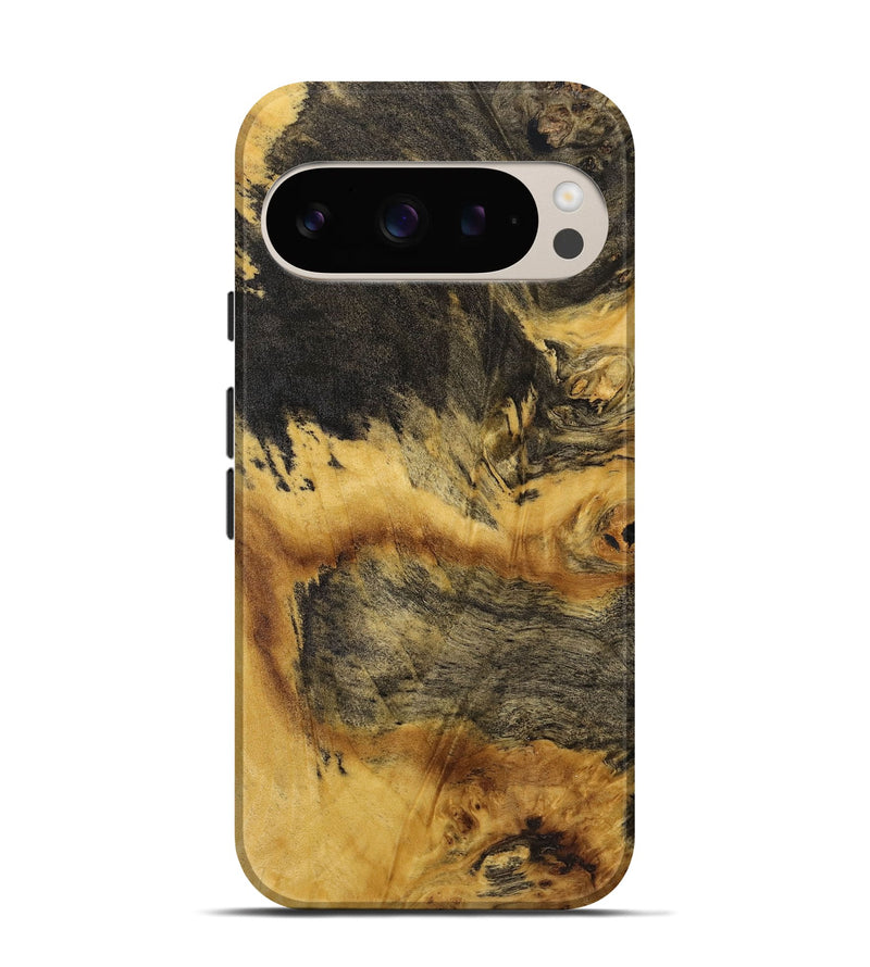 Pixel 9 Wood+Resin Live Edge Phone Case - Nancy (Wood Burl, 720763)