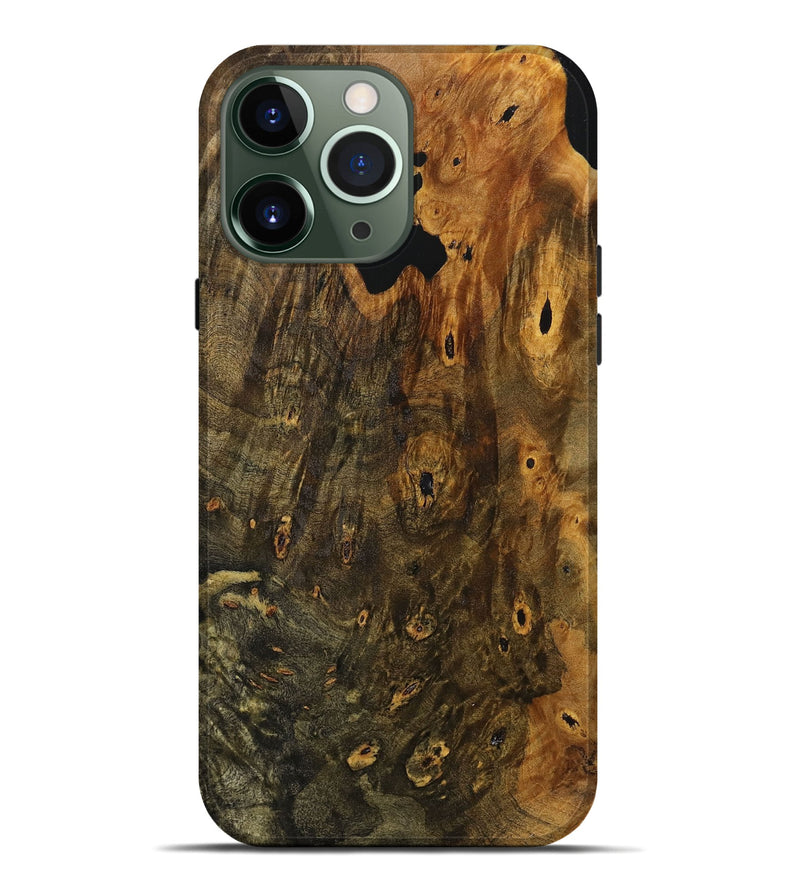 iPhone 13 Pro Max Wood+Resin Live Edge Phone Case - Everlee (Wood Burl, 720764)