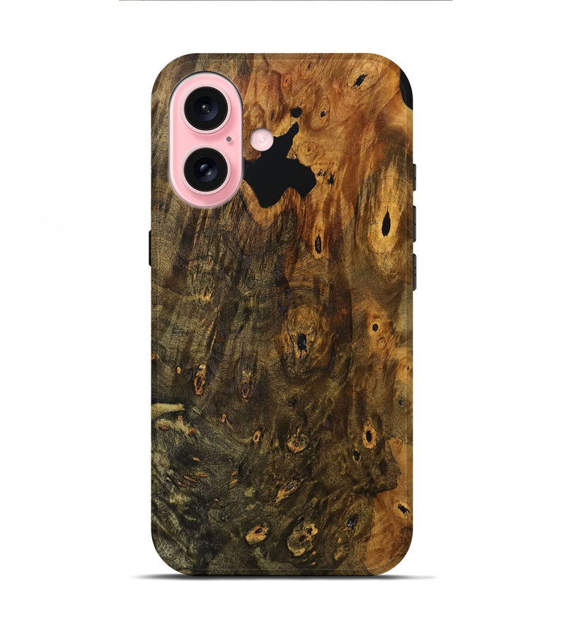 iPhone 16 Wood+Resin Live Edge Phone Case - Everlee (Wood Burl, 720764)