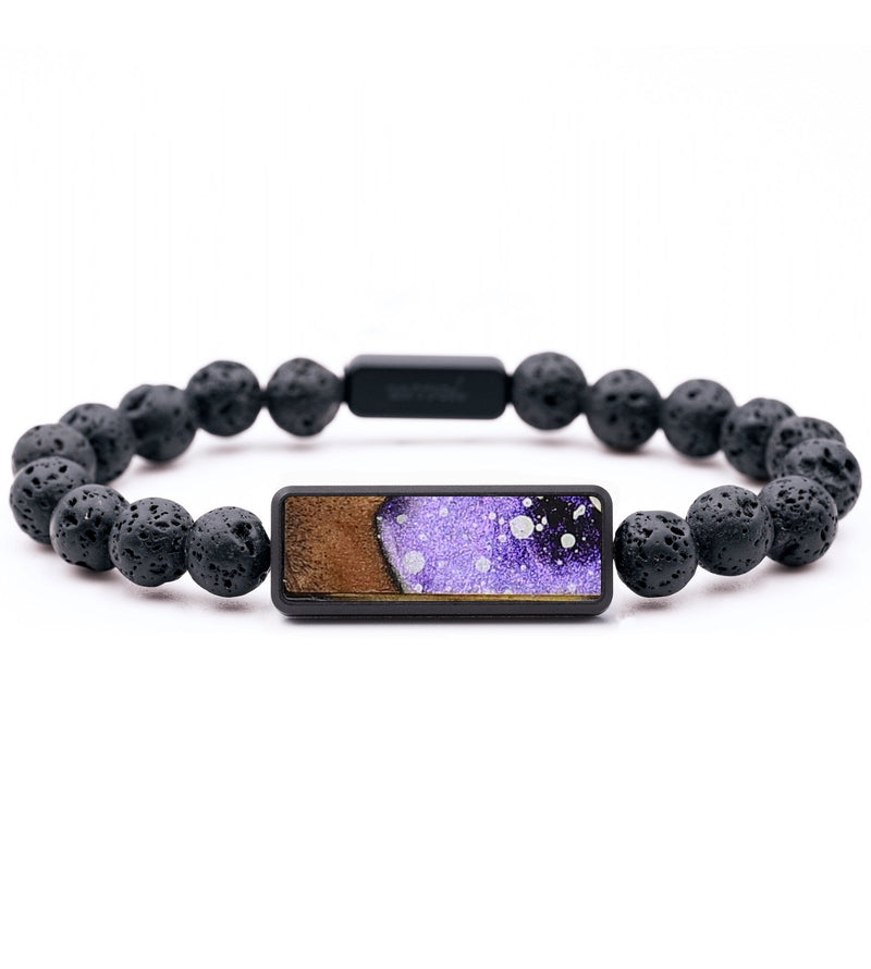 Lava Bead Wood+Resin Bracelet - Shaq (Cosmos, 720788)