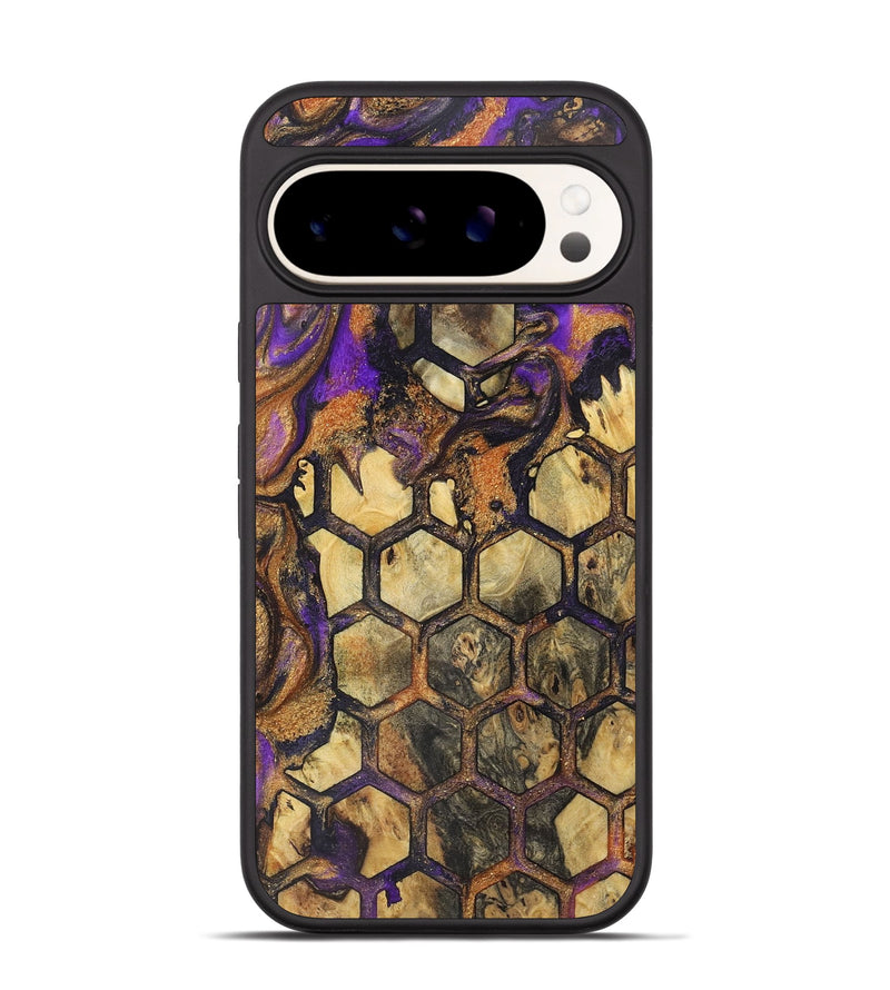 Pixel 9 Pro Wood+Resin Phone Case - Pam (Pattern, 720888)