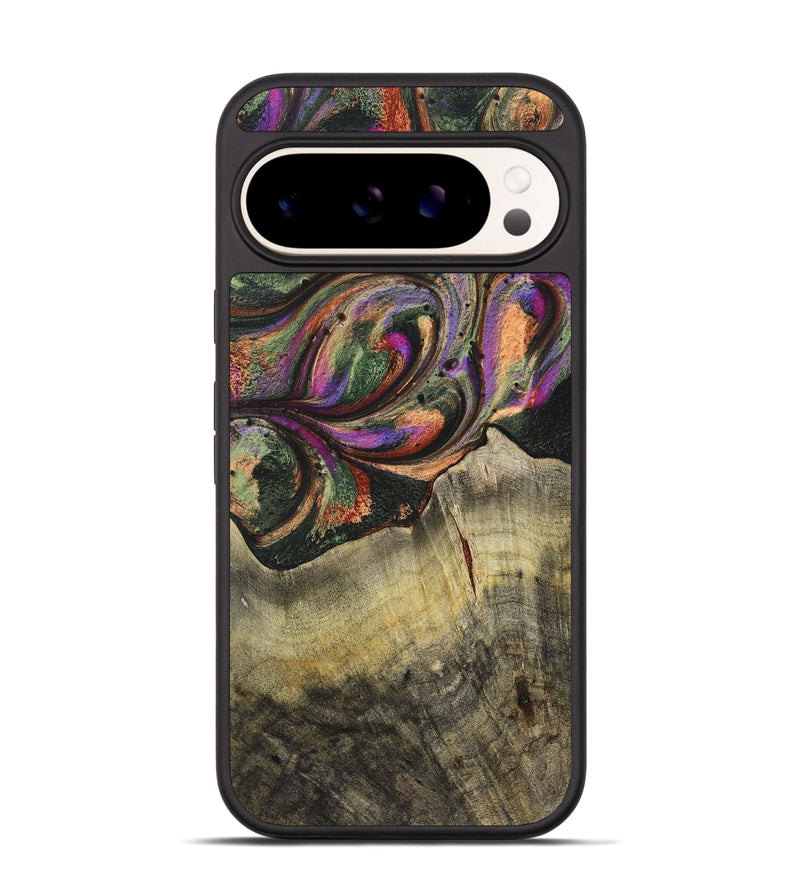 Pixel 9 Pro Wood+Resin Phone Case - Gene (Green, 720950)