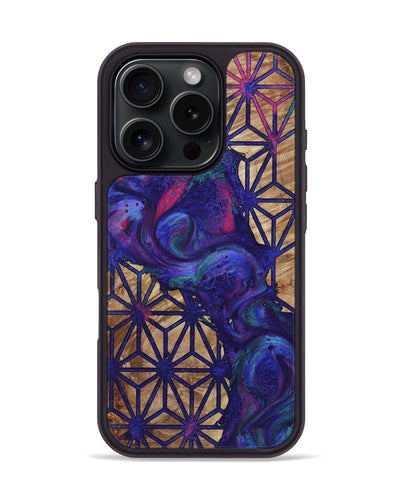 iPhone 16 Pro Wood+Resin Phone Case - Ruth (Pattern, 720976)