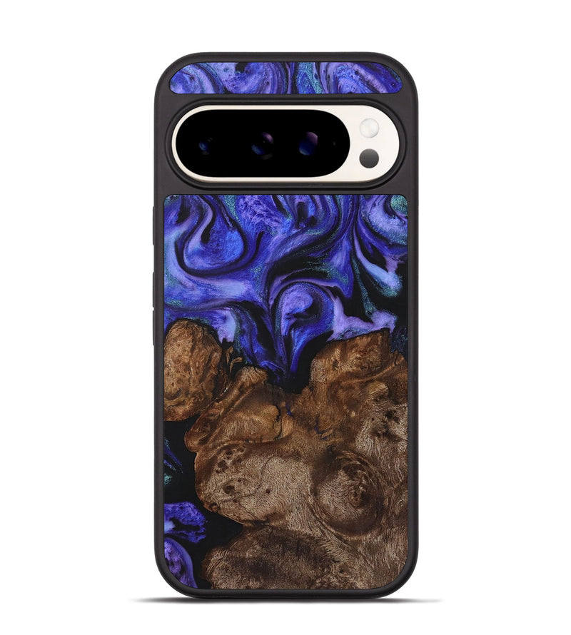 Pixel 9 Pro Wood+Resin Phone Case - Joni (Purple, 720993)