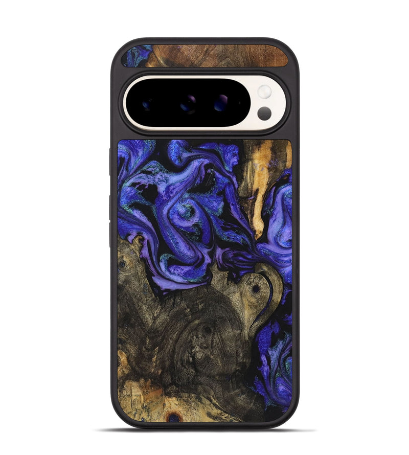 Pixel 9 Pro Wood+Resin Phone Case - Cooper (Purple, 720994)