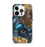 iPhone 15 Pro Wood+Resin Live Edge Phone Case - Averie (Pattern, 721109)