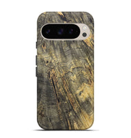 Pixel 9 Wood+Resin Live Edge Phone Case - Lewis (Wood Burl, 721111)