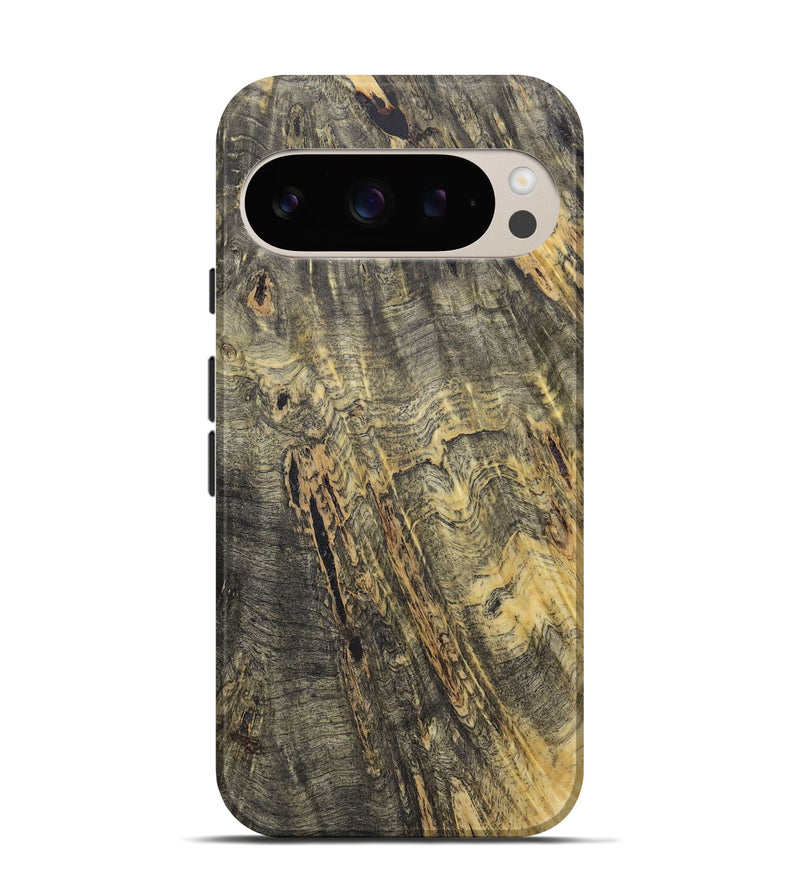 Pixel 9 Wood+Resin Live Edge Phone Case - Lewis (Wood Burl, 721111)