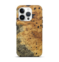 iPhone 15 Pro Wood+Resin Live Edge Phone Case - Madisyn (Wood Burl, 721112)