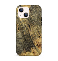 iPhone 14 Wood+Resin Live Edge Phone Case - Elisabeth (Wood Burl, 721114)