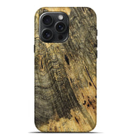 iPhone 16 Pro Max Wood+Resin Live Edge Phone Case - Elisabeth (Wood Burl, 721114)