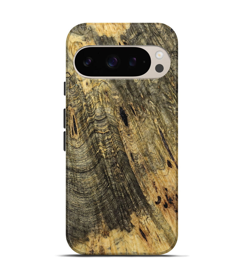 Pixel 9 Wood+Resin Live Edge Phone Case - Elisabeth (Wood Burl, 721114)