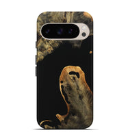 Pixel 9 Wood+Resin Live Edge Phone Case - Saylor (Pure Black, 721120)