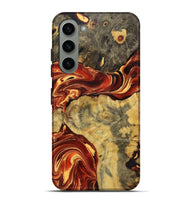 Galaxy S23 Plus Wood+Resin Live Edge Phone Case - Lloyd (Red, 721163)