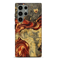 Galaxy S23 Ultra Wood+Resin Live Edge Phone Case - Lloyd (Red, 721163)