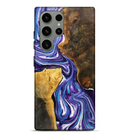 Galaxy S23 Ultra Wood+Resin Live Edge Phone Case - Kyrie (Purple, 721177)