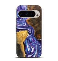 Pixel 9 Wood+Resin Live Edge Phone Case - Kyrie (Purple, 721177)