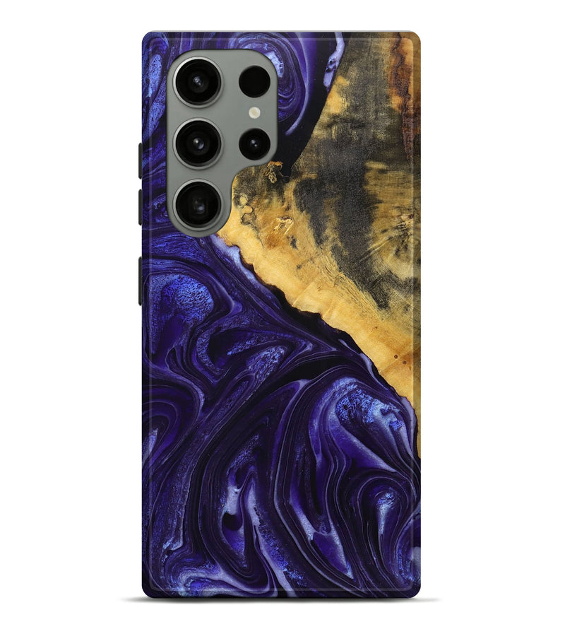 Galaxy S23 Ultra Wood+Resin Live Edge Phone Case - Atlas (Purple, 721180)