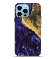 iPhone 14 Pro Max Wood+Resin Live Edge Phone Case - Atlas (Purple, 721180)