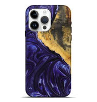 iPhone 15 Pro Max Wood+Resin Live Edge Phone Case - Atlas (Purple, 721180)