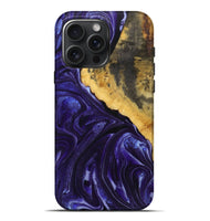 iPhone 16 Pro Max Wood+Resin Live Edge Phone Case - Atlas (Purple, 721180)