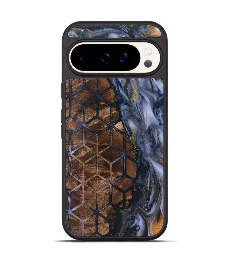 Pixel 9 Pro Wood+Resin Phone Case - Sidney (Pattern, 721204)