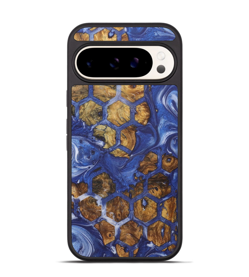 Pixel 9 Pro Wood+Resin Phone Case - Marcella (Pattern, 721207)