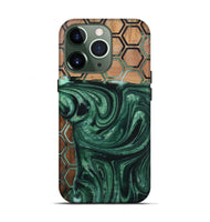 iPhone 13 Pro Wood+Resin Live Edge Phone Case - Sharon (Pattern, 721319)