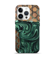 iPhone 15 Pro Wood+Resin Live Edge Phone Case - Sharon (Pattern, 721319)