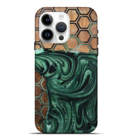 iPhone 15 Pro Max Wood+Resin Live Edge Phone Case - Sharon (Pattern, 721319)