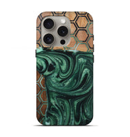 iPhone 16 Pro Wood+Resin Live Edge Phone Case - Sharon (Pattern, 721319)