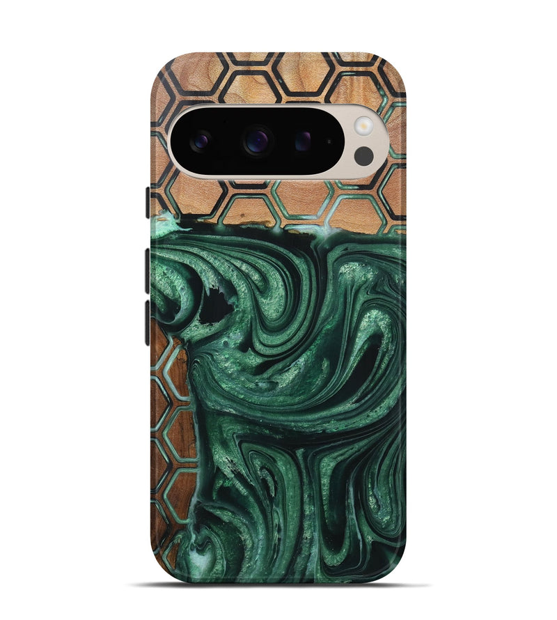 Pixel 9 Wood+Resin Live Edge Phone Case - Sharon (Pattern, 721319)