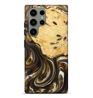 Galaxy S23 Ultra Wood+Resin Live Edge Phone Case - Anderson (Black & White, 721338)