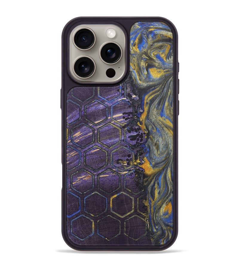 iPhone 16 Pro Max Wood+Resin Phone Case - Jayleen (Pattern, 721461)