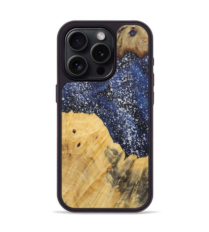 iPhone 15 Pro Wood+Resin Phone Case - Gertrude (Cosmos, 721535)