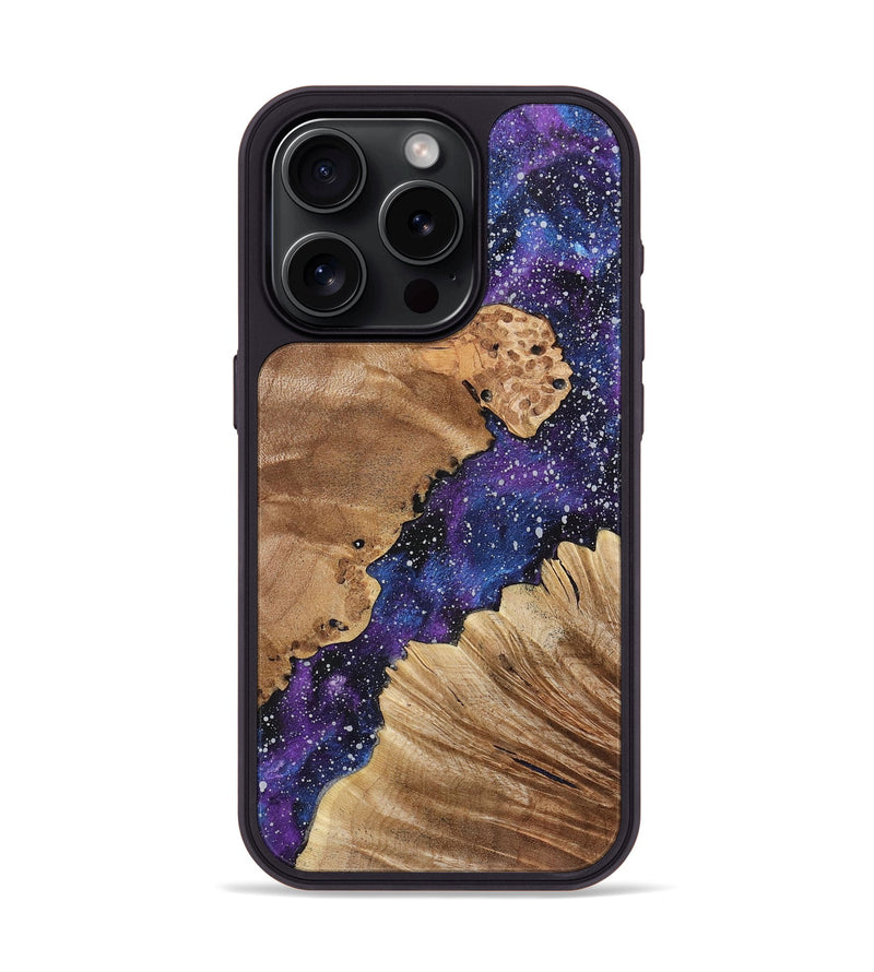 iPhone 15 Pro Wood+Resin Phone Case - Denise (Cosmos, 721551)