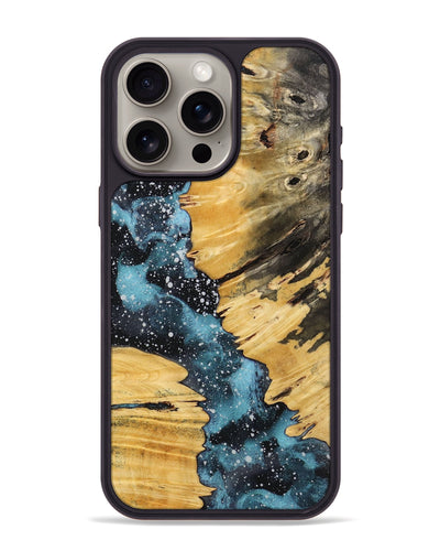 iPhone 15 Pro Max Wood+Resin Phone Case - Tobias (Cosmos, 721557)