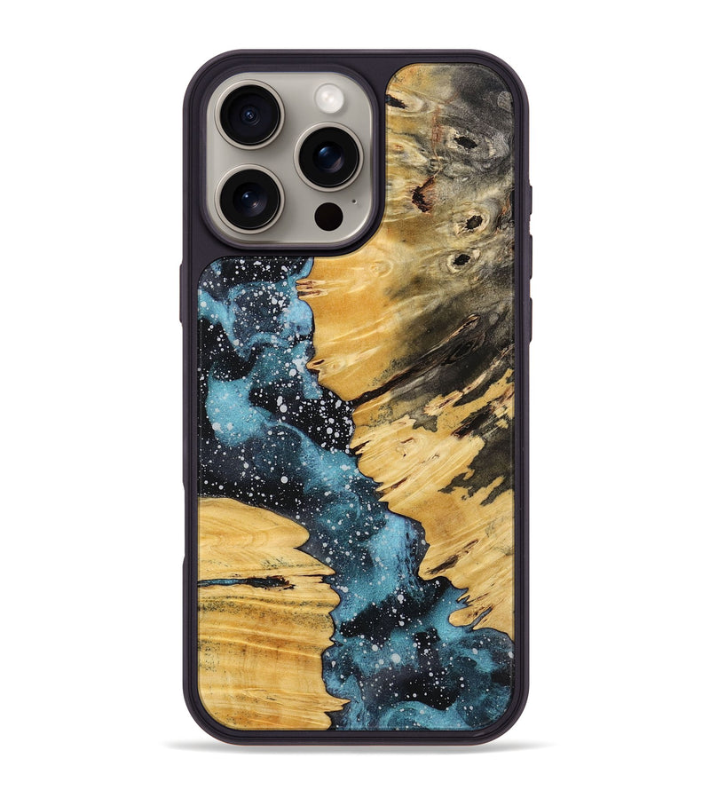 iPhone 16 Pro Max Wood+Resin Phone Case - Tobias (Cosmos, 721557)