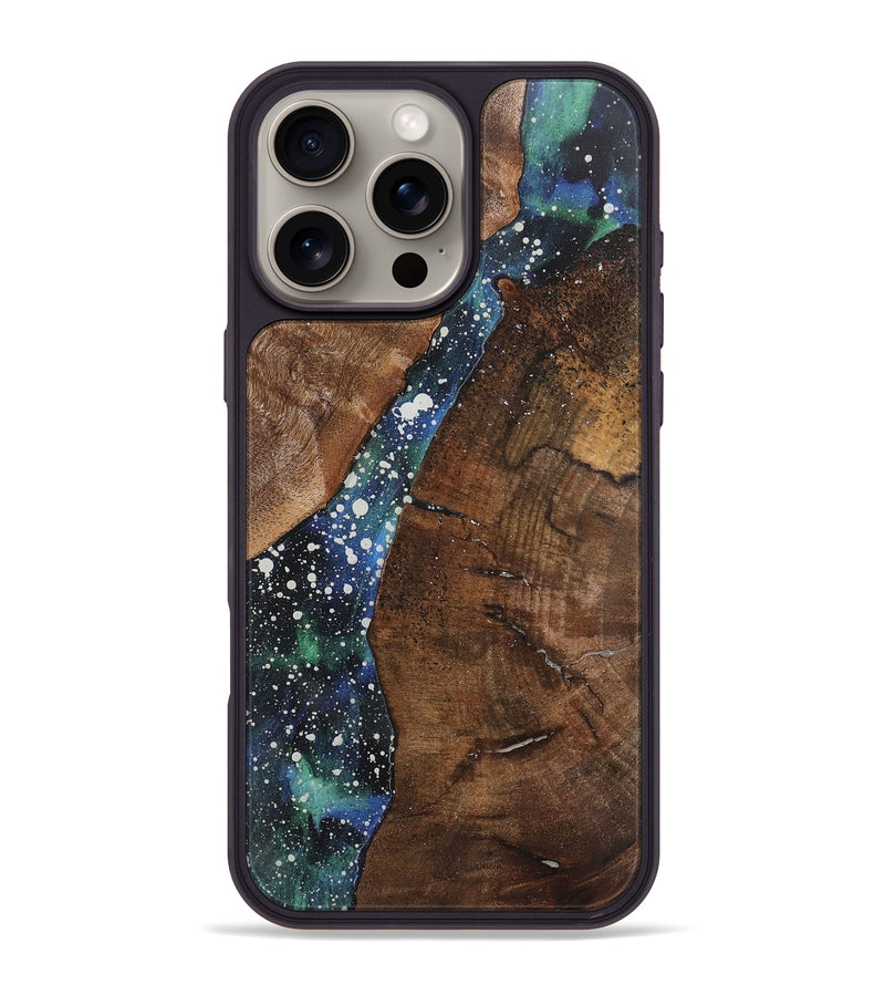 iPhone 16 Pro Max Wood+Resin Phone Case - Lacey (Cosmos, 721567)