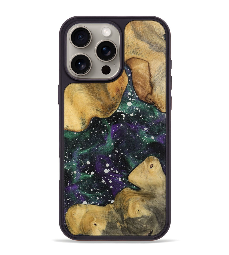 iPhone 16 Pro Max Wood+Resin Phone Case - Paul (Cosmos, 721571)