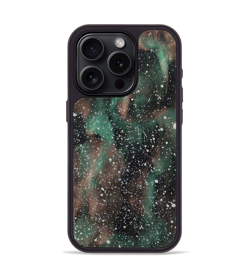 iPhone 15 Pro Wood+Resin Phone Case - Keith (Cosmos, 721575)