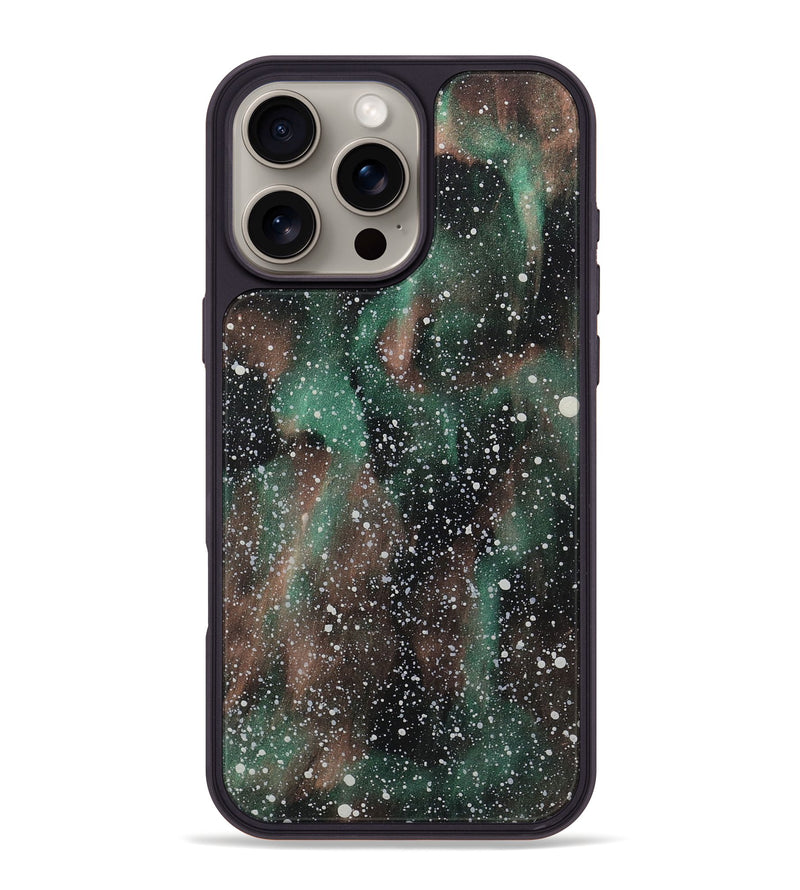 iPhone 16 Pro Max Wood+Resin Phone Case - Keith (Cosmos, 721575)